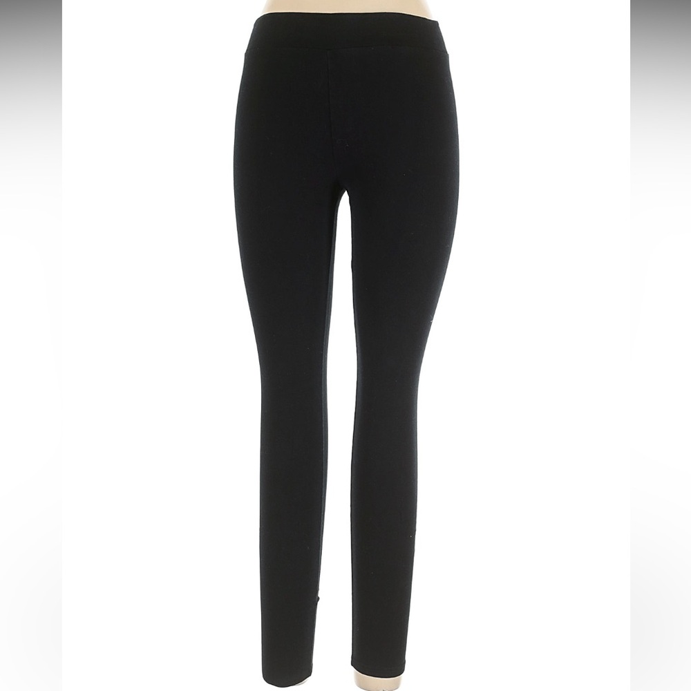 2 Target Mossimo Black Cotton Leggings Waist Band Bundle - Picture 2 of 12